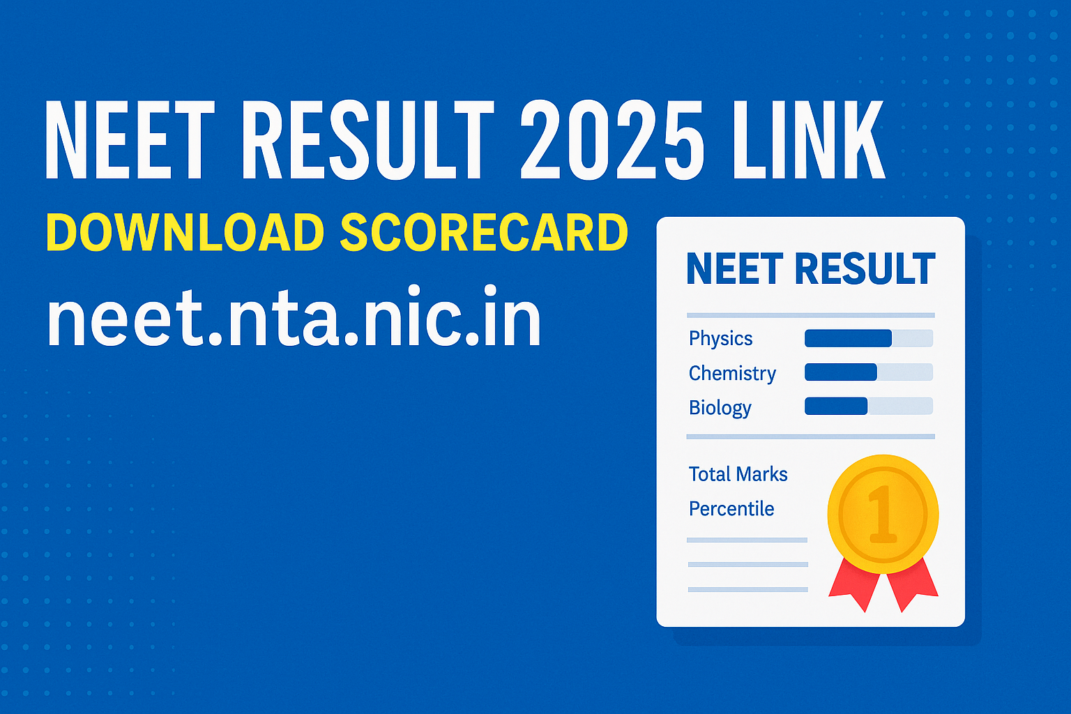 NEET Result 2025 Link