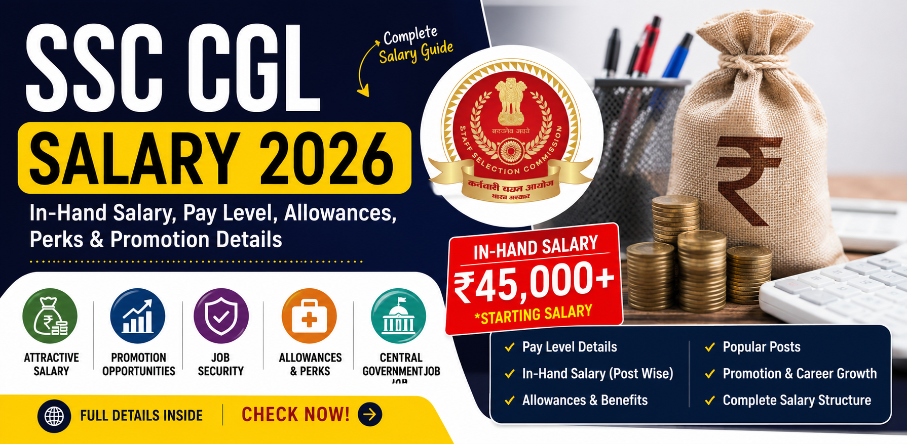 SSC CGL Salary 2026